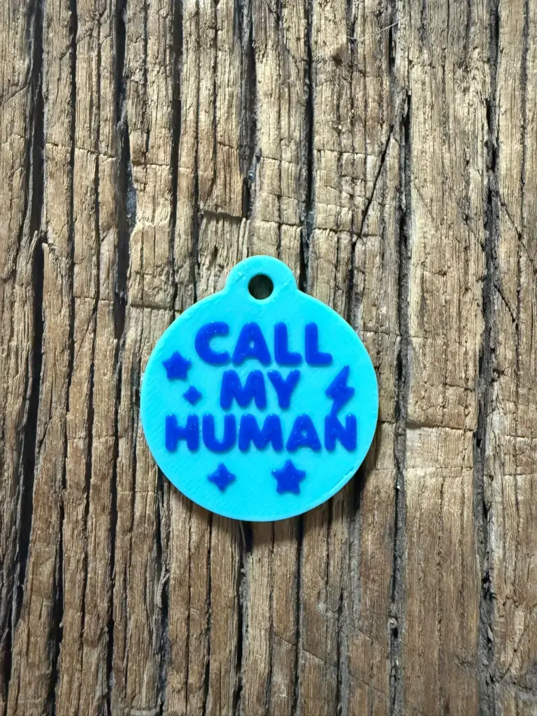 🐾 “Call My Human” Pet Tag – with NFC Magic!