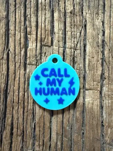 🐾 “Call My Human” Pet Tag – with NFC Magic!